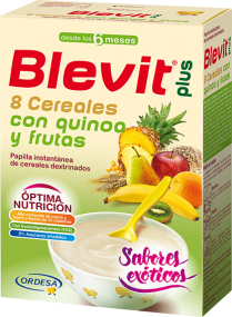 Blevit plus 8 cereales, quinoa y frutas