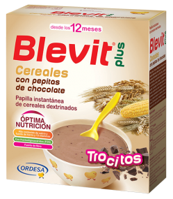 Blevit plus Trocitos Cereales con pepitas de chocolate