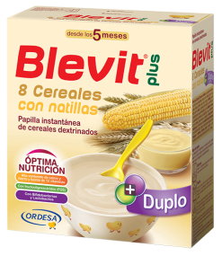 Blevit plus Duplo 8 Cereales con natillas