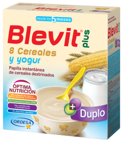 Blevit plus Duplo 8 Cereales y yogur